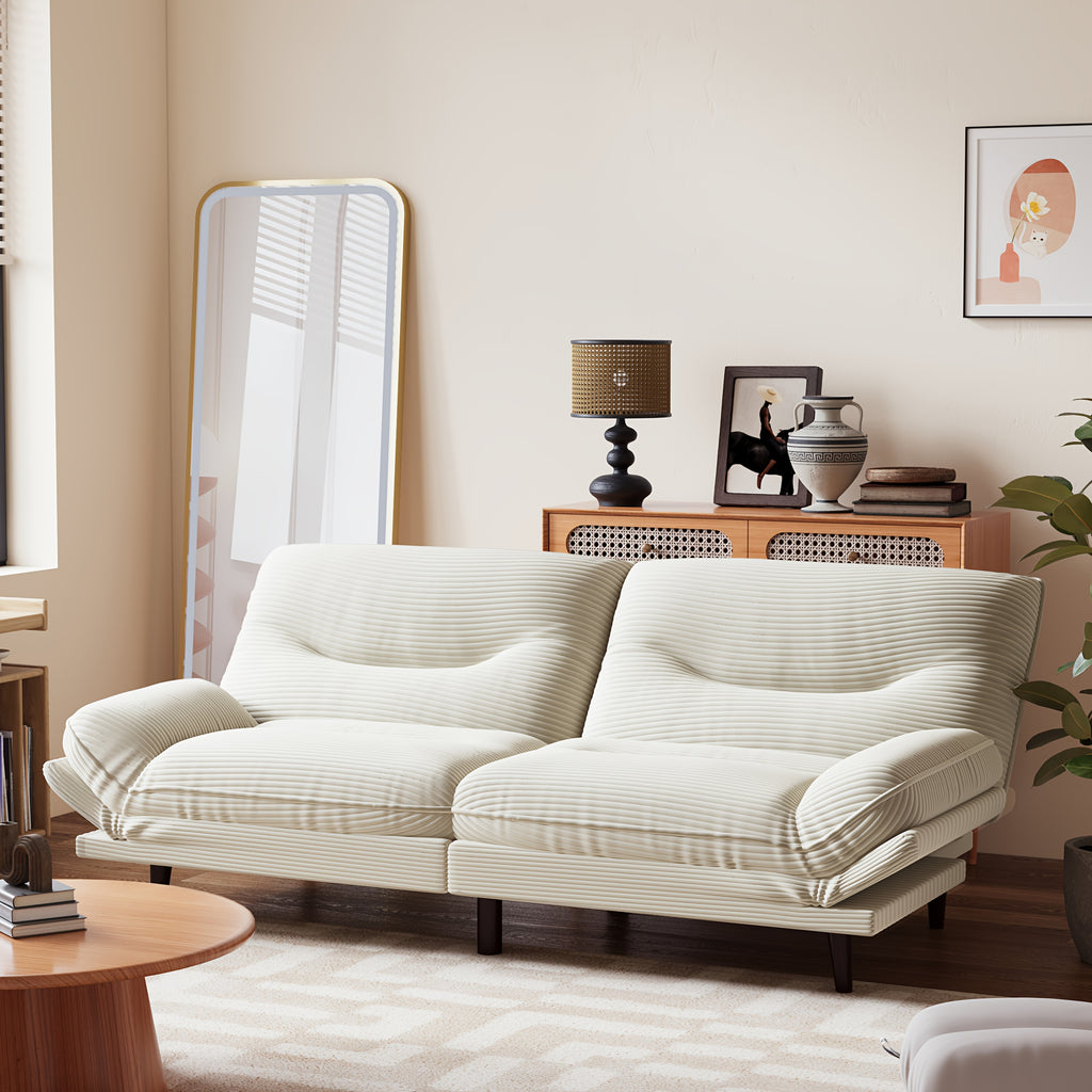 Futon Sofa Multifunctional Folding Sofa Bed With Adjustable Backrest Suitable For Small Home Spaces