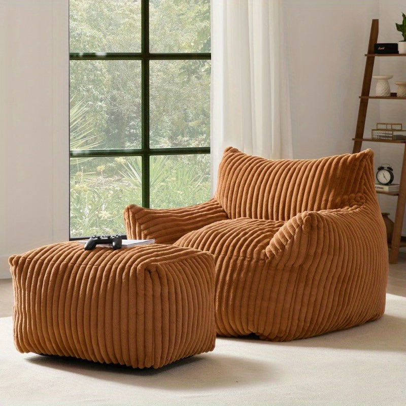 Living&Giving Oversize Bean Bag Sofa, Fireside Chair, Lazy Floor Sofa Couch, Tatami Sofa