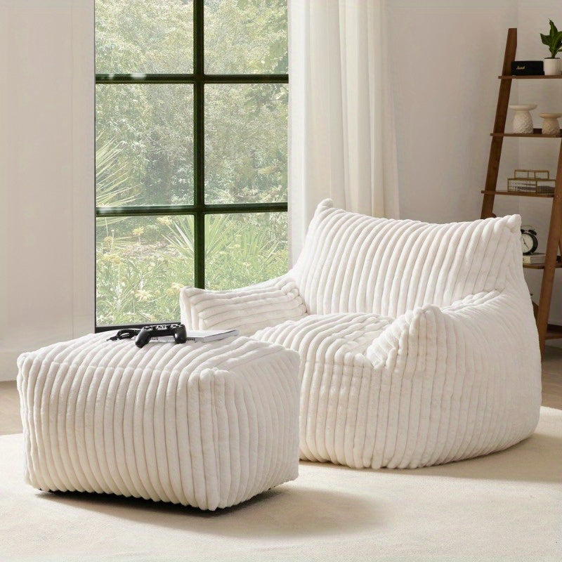 Living&Giving Oversize Bean Bag Sofa, Fireside Chair, Lazy Floor Sofa Couch, Tatami Sofa