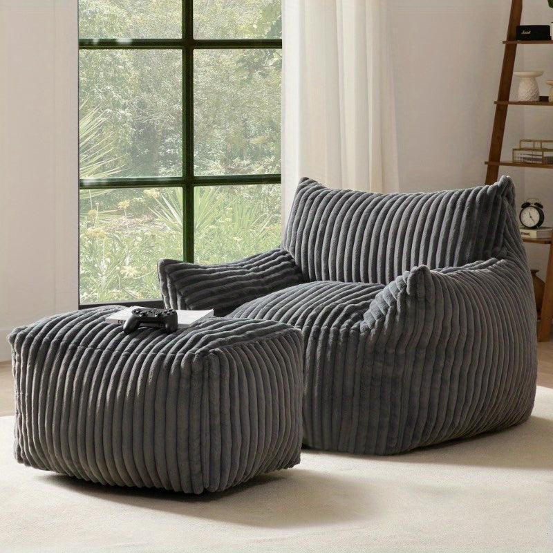 Living&Giving Oversize Bean Bag Sofa, Fireside Chair, Lazy Floor Sofa Couch, Tatami Sofa