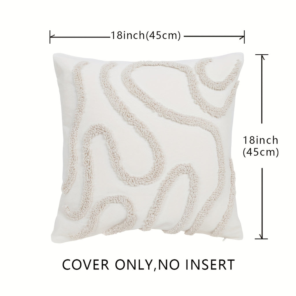 Boho Throw Pillow Covers Decorative Pillow Cases Embroidery Geometric Pattern Cushion Covers