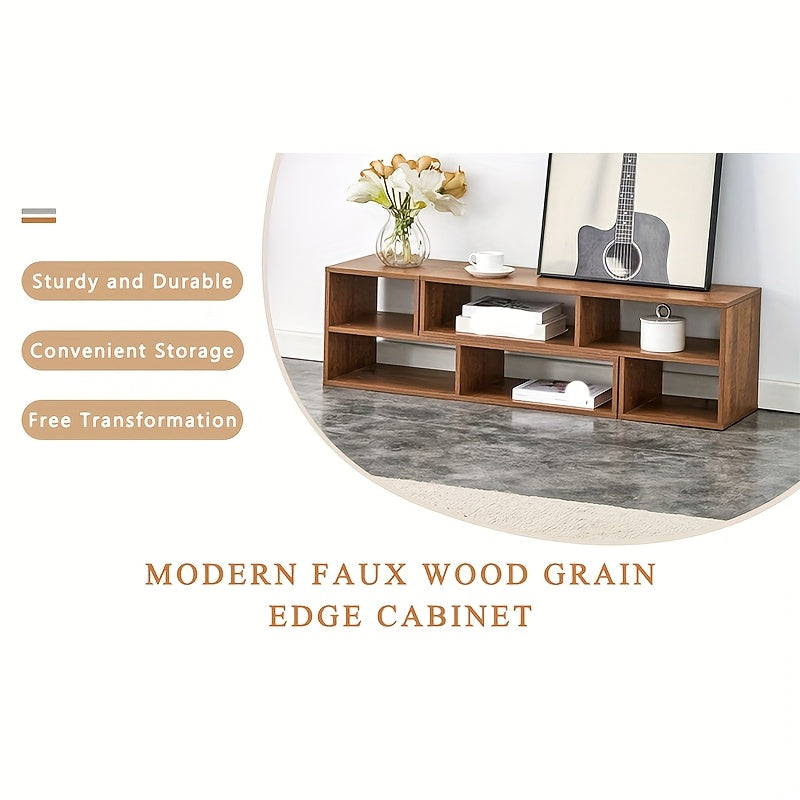 2pcs Deformable Console TV Stand, Free Combination Entertainment Center For 47 To 70 Inch TV