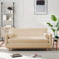 Modern Sherpa Loveseat Sofa Modern Sherpa 60in Loveseat Sofa