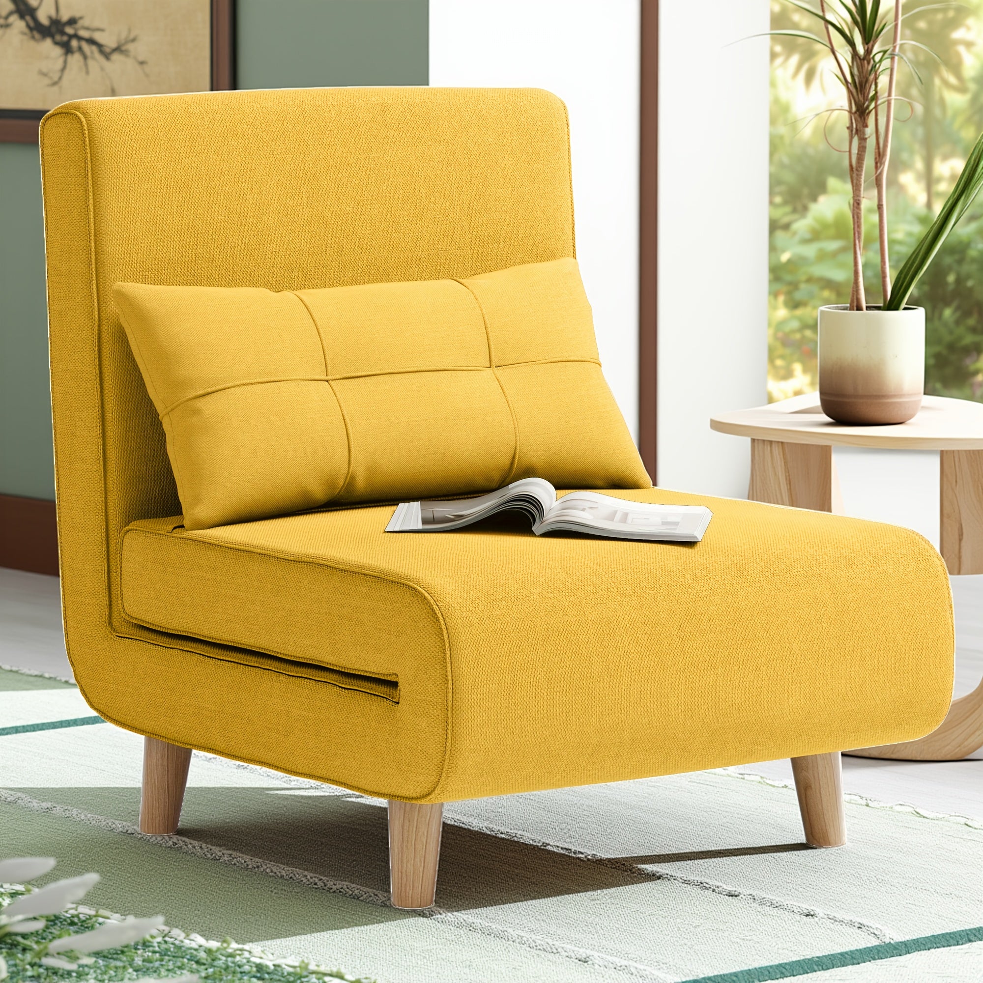 Convertible Sofa Bed Sleeper 3-in-1 Convertible Sofa Bed Sleeper Chair | 6-Level Adjustable Backrest