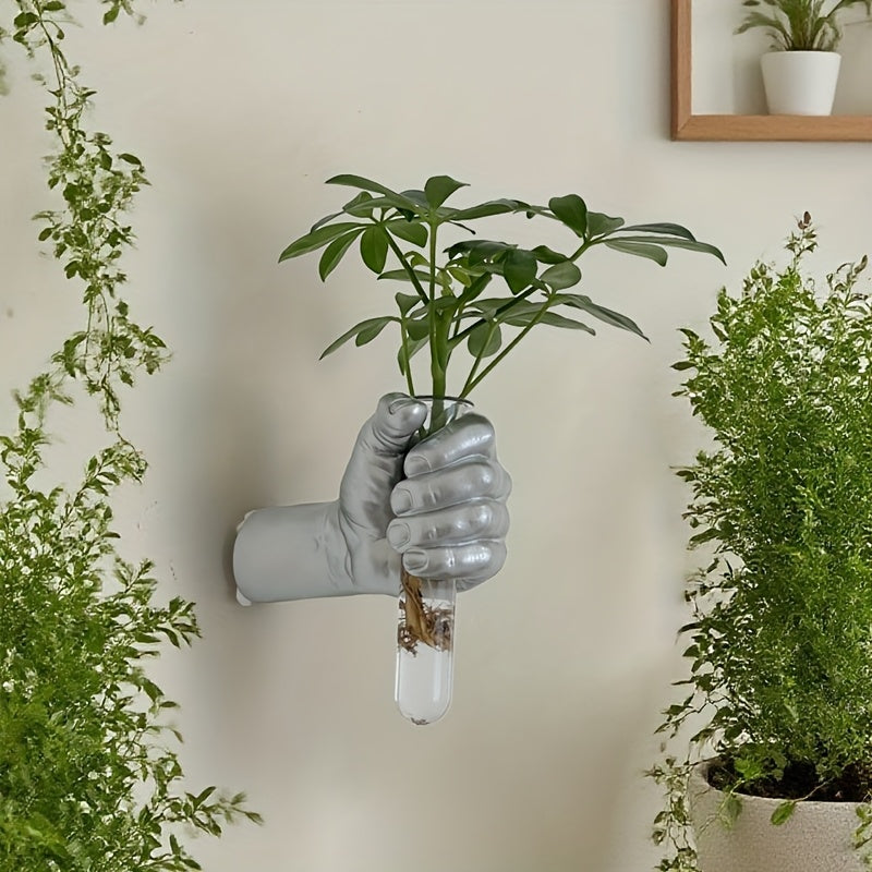 Modern Resin Vase 1pc Contemporary Geometric Resin Wall Vase