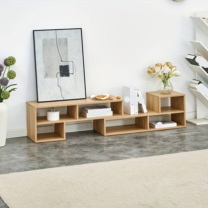 2pcs Deformable Console TV Stand, Free Combination Entertainment Center For 47 To 70 Inch TV