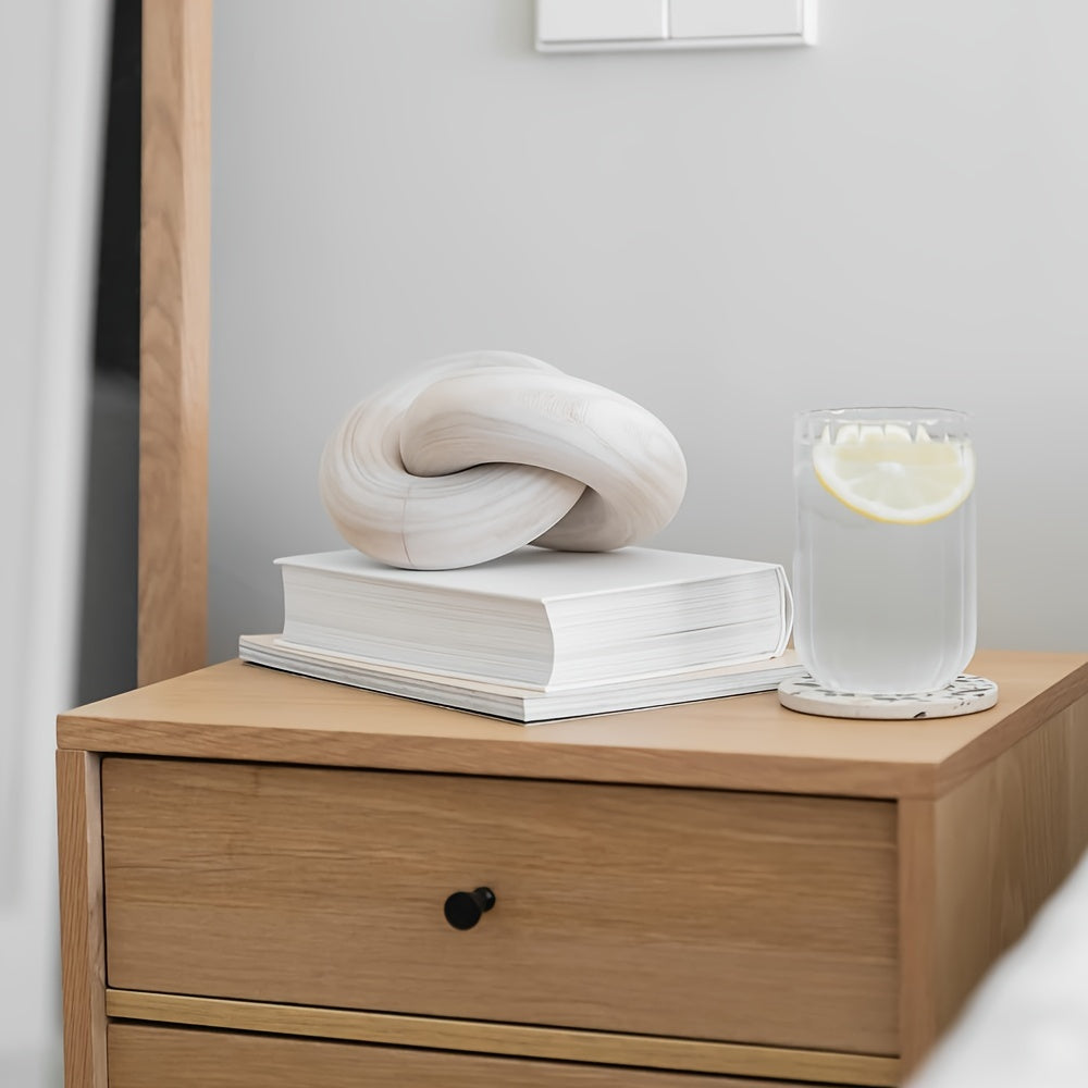 2-Link Wood Chain 2-Link Hand-Carved Wood Chain Link Decor | Boho Rustic Farmhouse Ornament