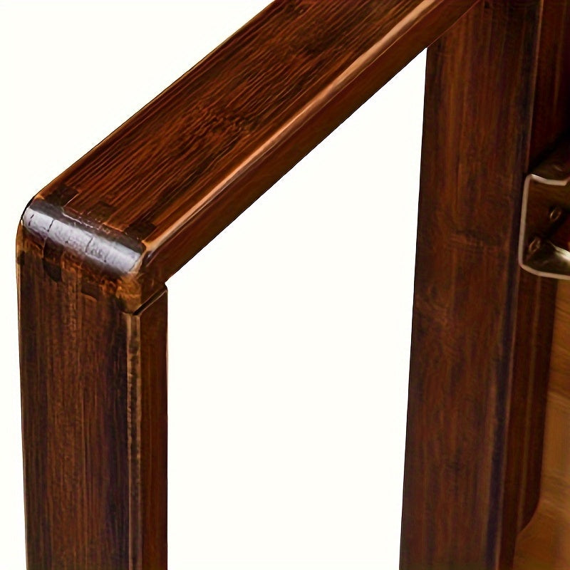 SOGES Compact Foldable Coffee Table, Wooden Low Table for Floor Seating, Bamboo Floor Desk