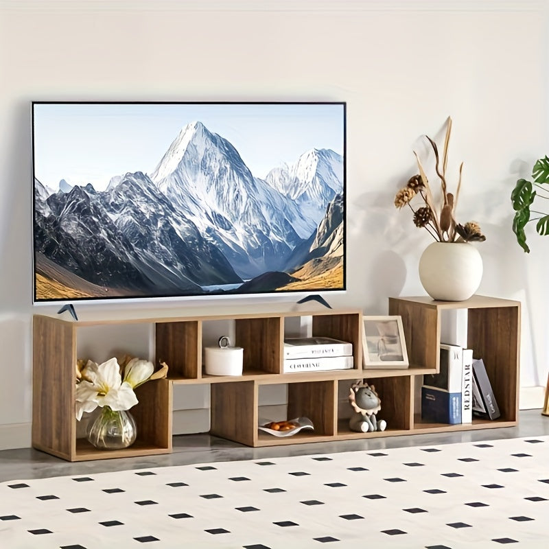 2pcs Deformable Console TV Stand, Free Combination Entertainment Center For 47 To 70 Inch TV